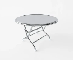 Bàn xếp inox gấp gọn 1m2 — ảnh 1