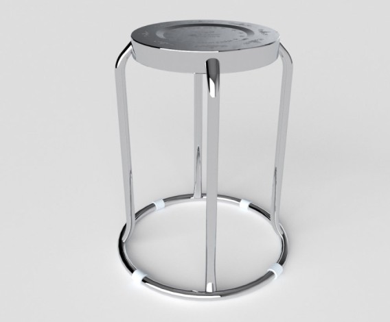 Ghế Đôn Inox Deluxe