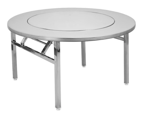 Bàn xoay inox Deluxe 1m4